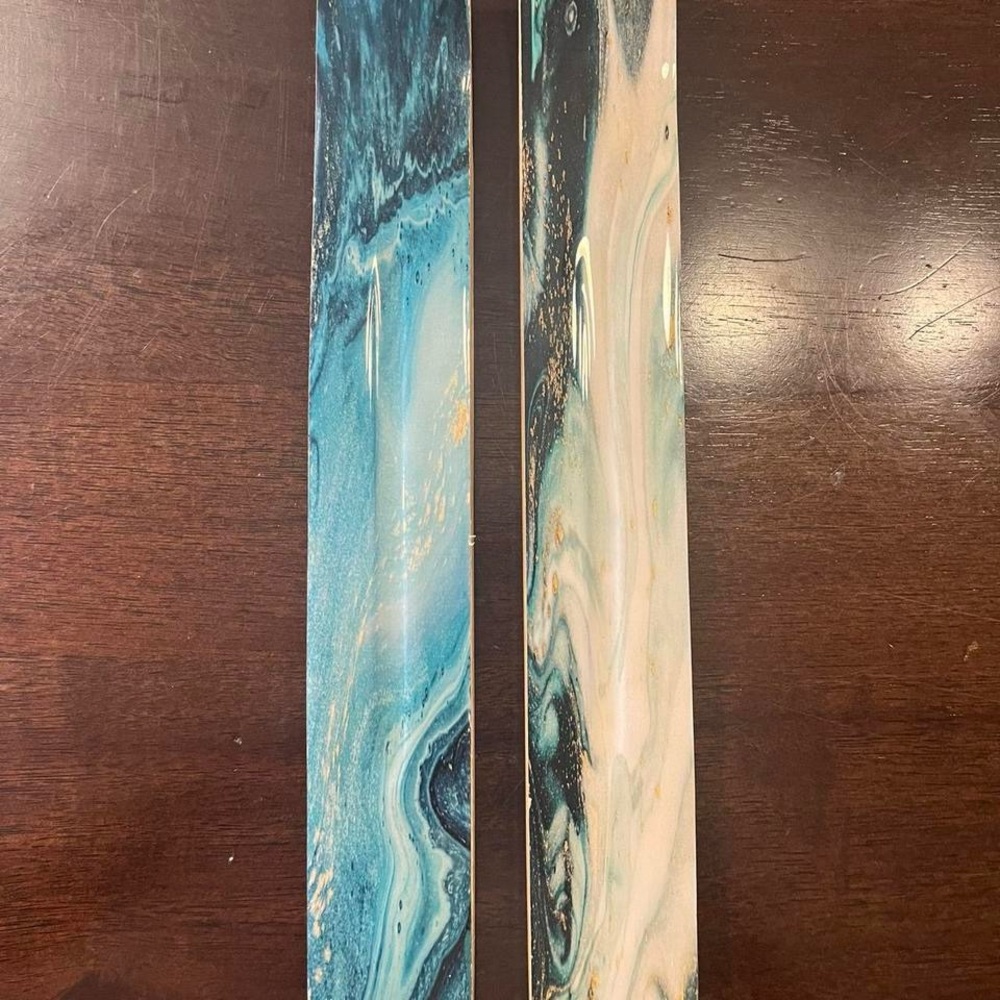 Abstract Marble Incense Holders